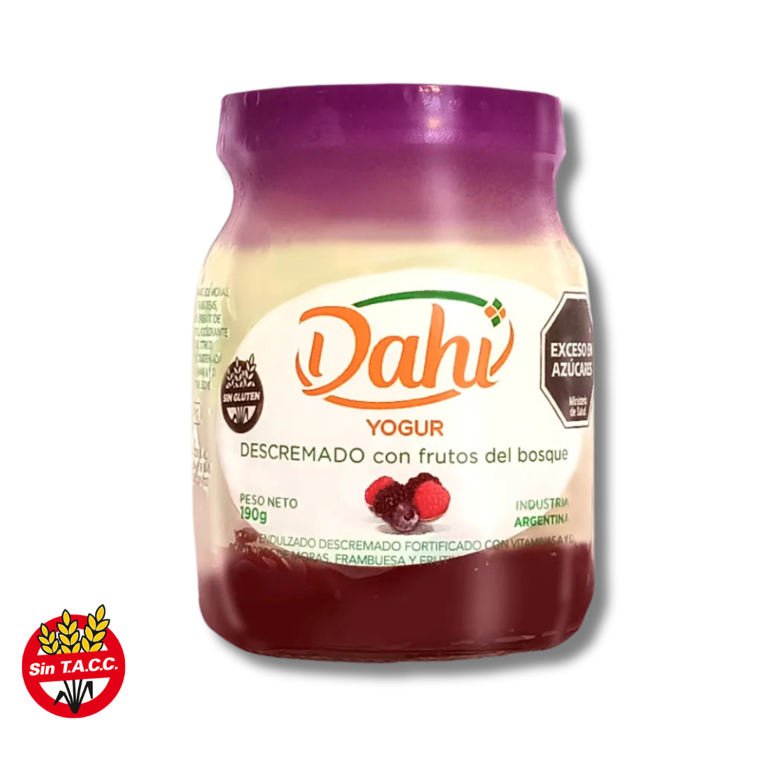 Yogurt Entero con Frutas del Bosque x 190g - Dahi