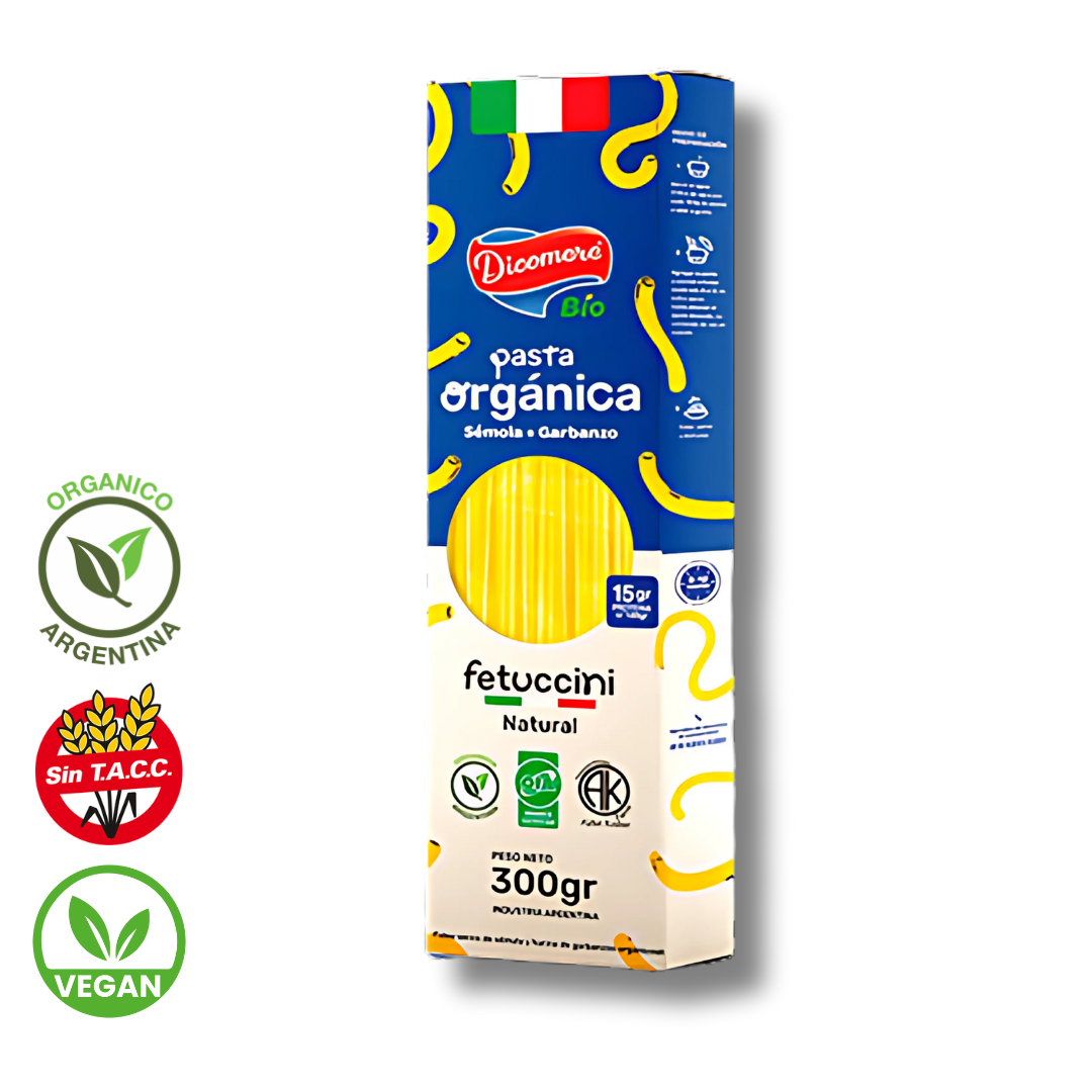 Fideos Fetuccini Organicos x 300g - Dicomere