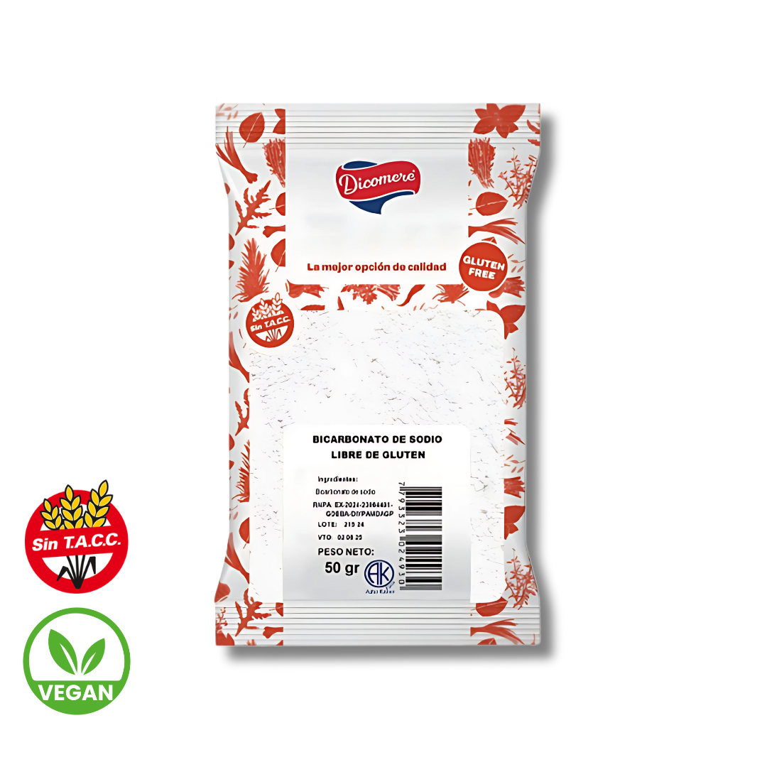 Bicarbonato de Sodio x 50g - Dicomere