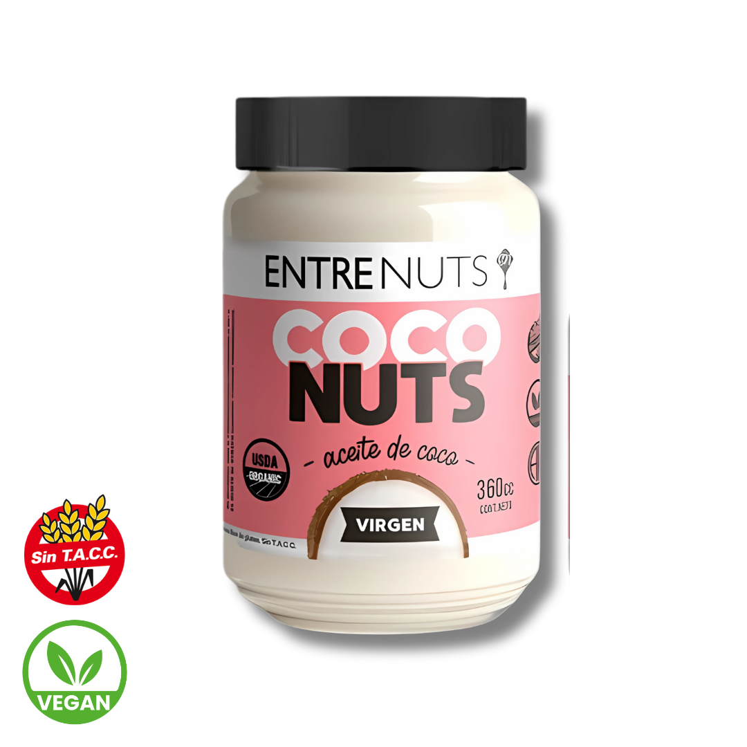 Aceite Coco Virgen x 360ml - Entre Nuts