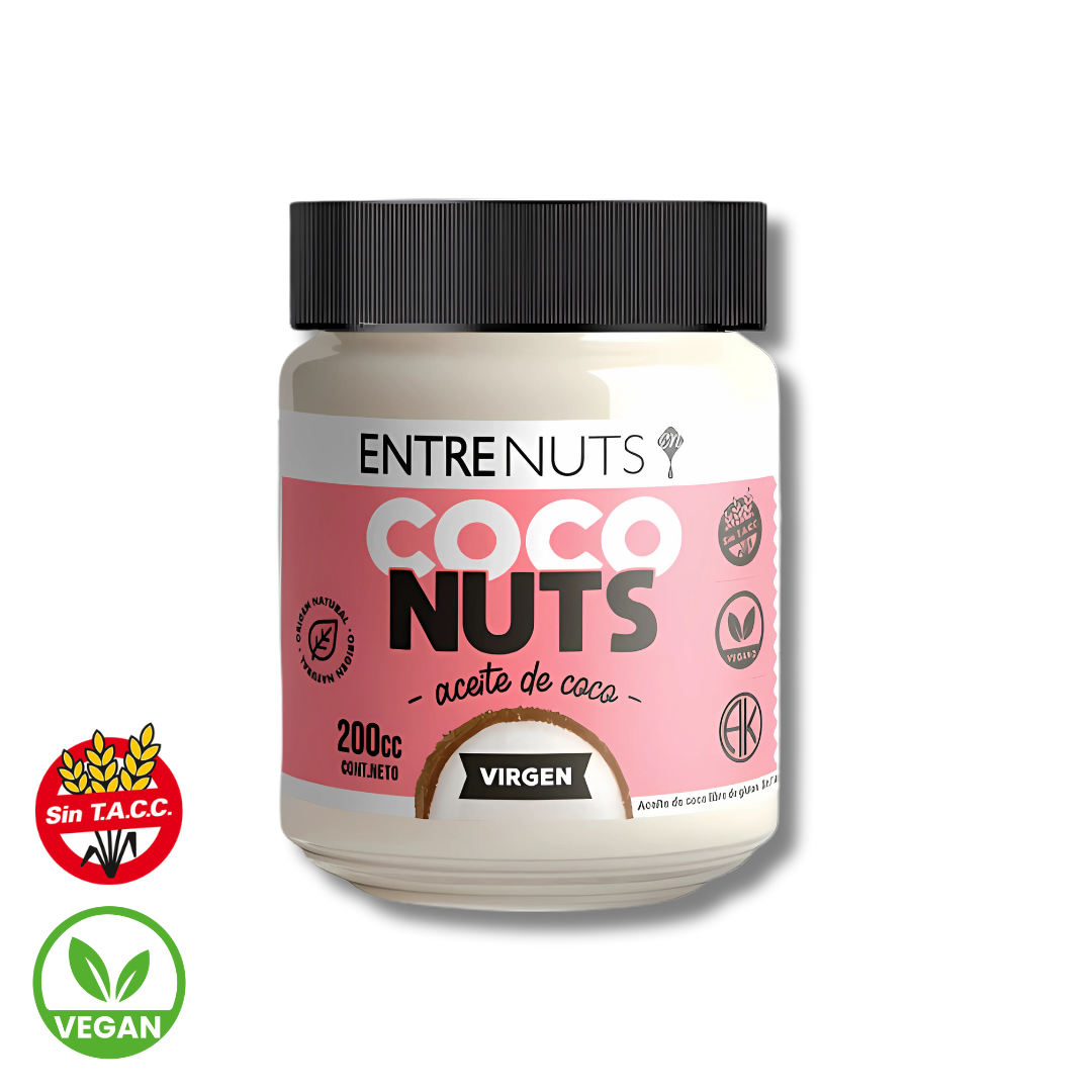 Aceite Coco Virgen x 200ml - Entre Nuts