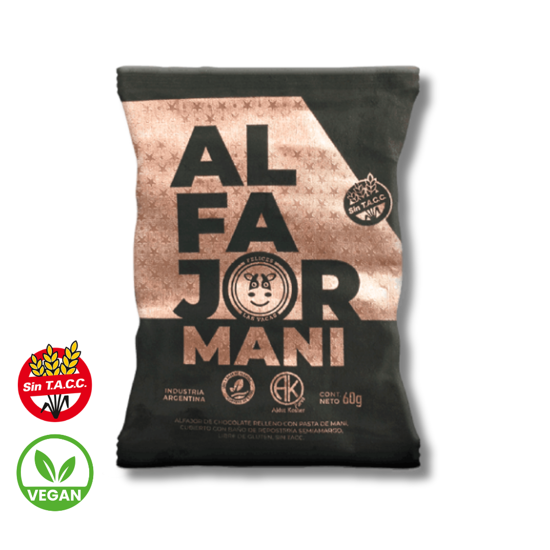 Alfajor de Mani x 75g - Felices las Vacas