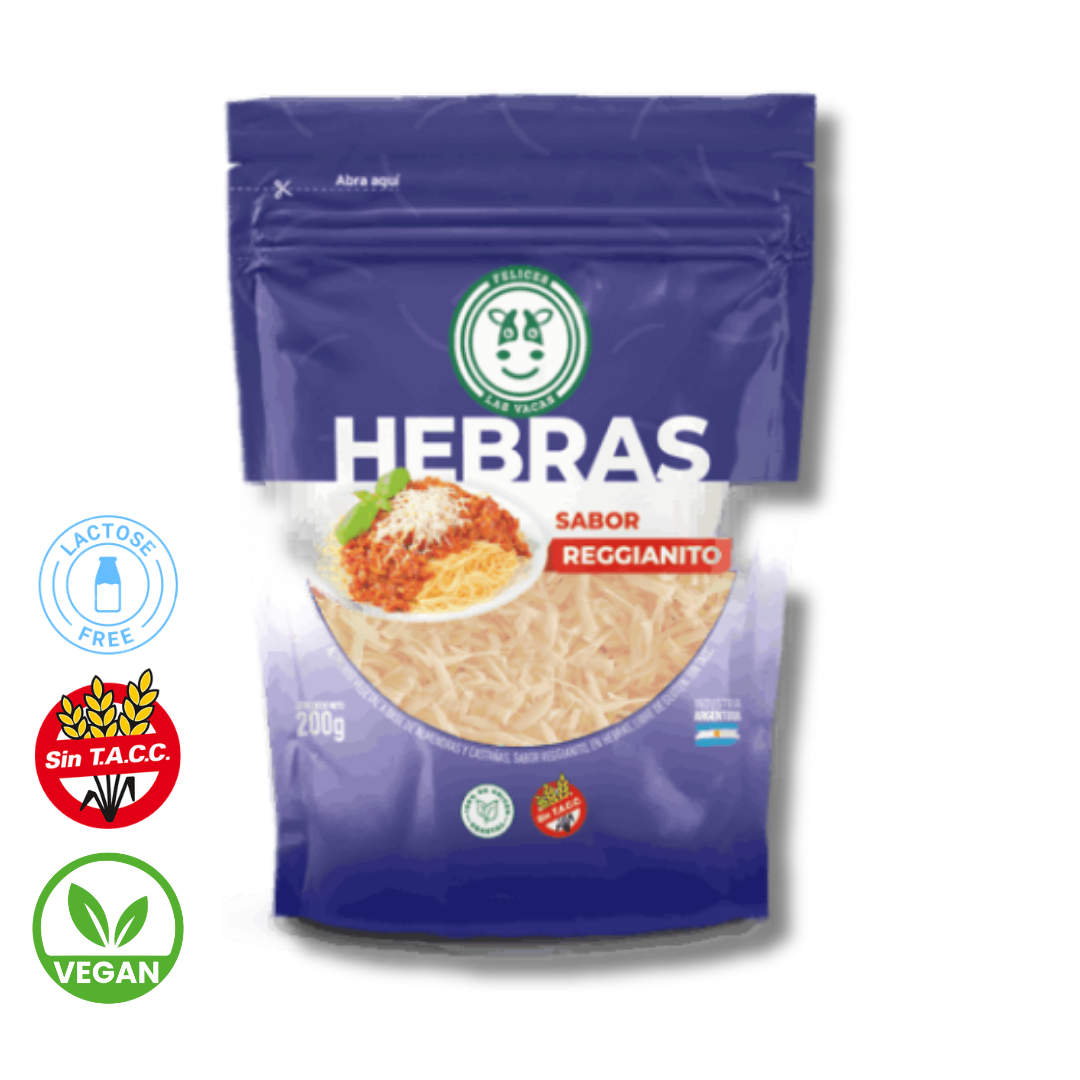 Reggianito De Almendras En Hebras x 200g - Felices las Vacas