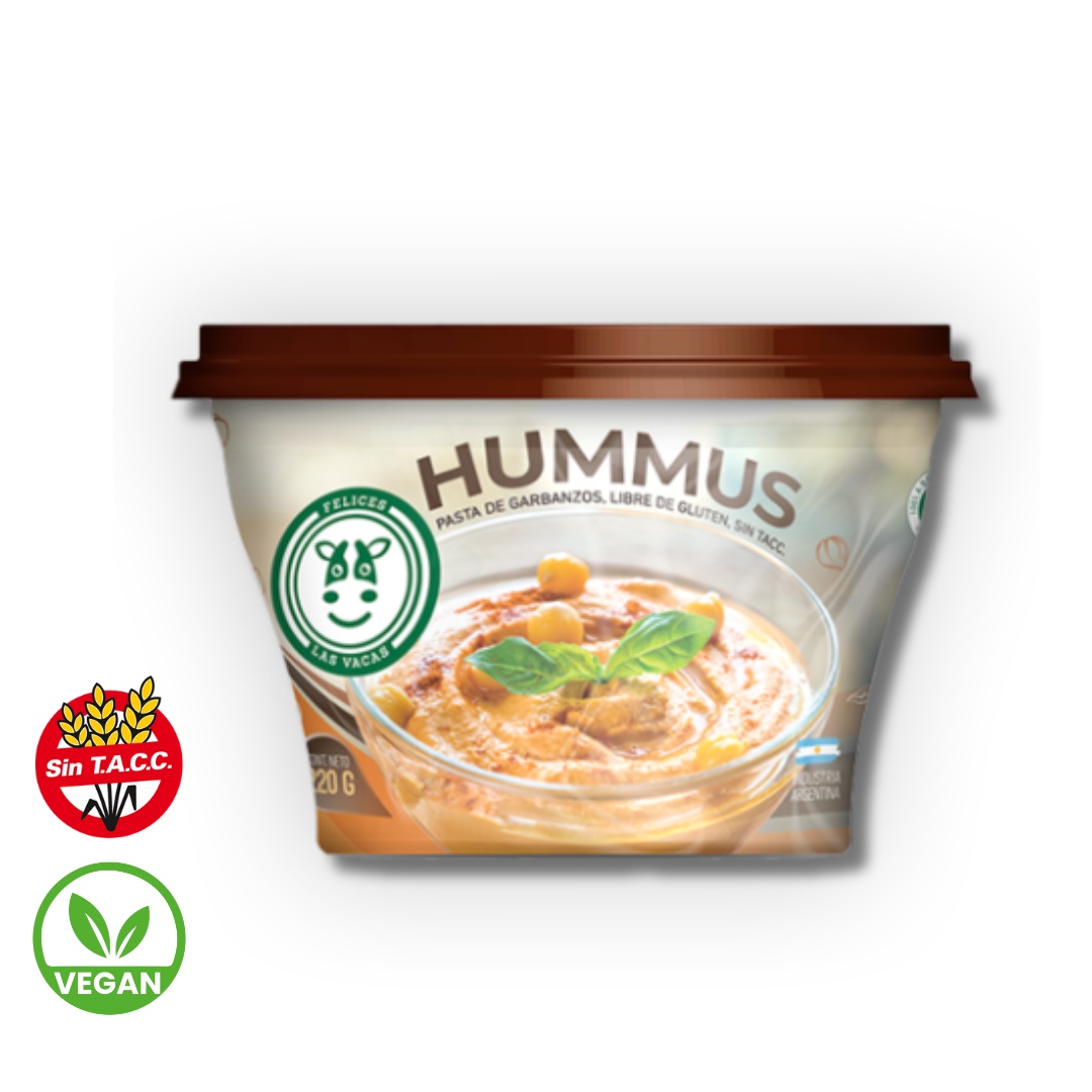 Hummus de Garbanzo x 230g - Felices las Vacas