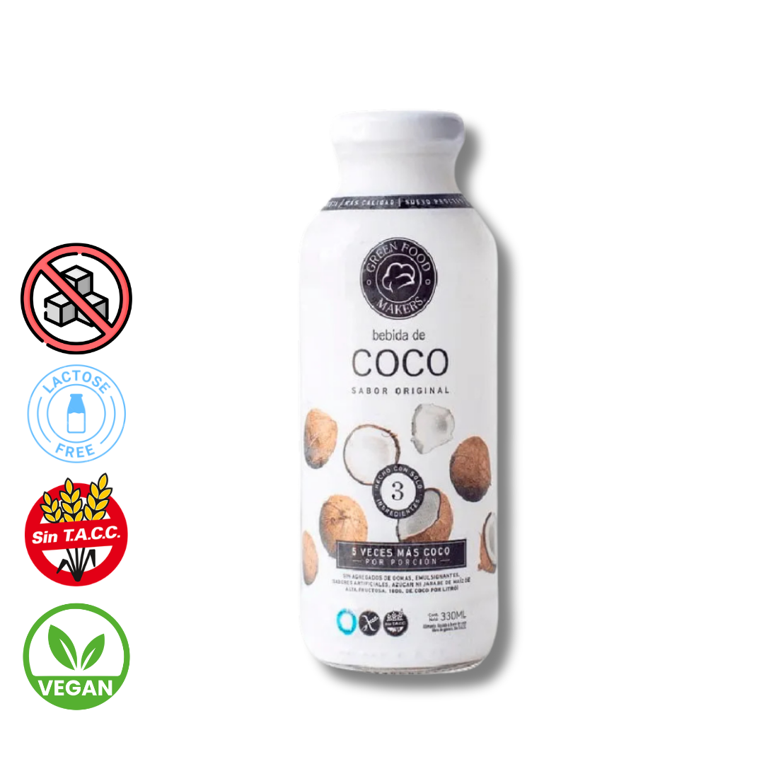 Bebida de Coco Original x 330ml - Green Food Makers