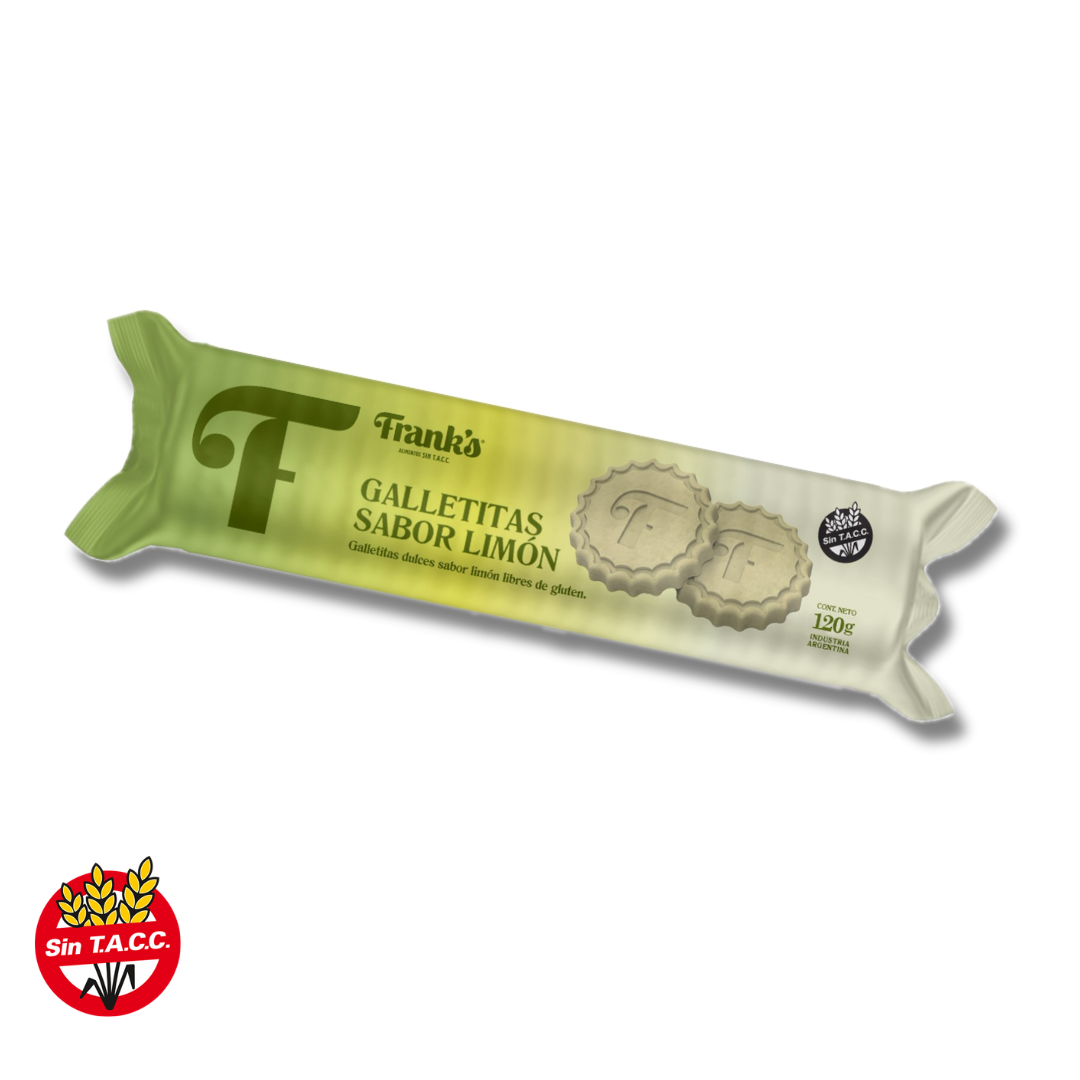 Galletitas Sabor Limon x 120g - Franks