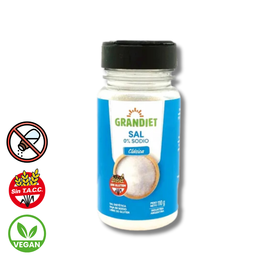 Sal Clasica 0% Sodio x 110g - Grandiet