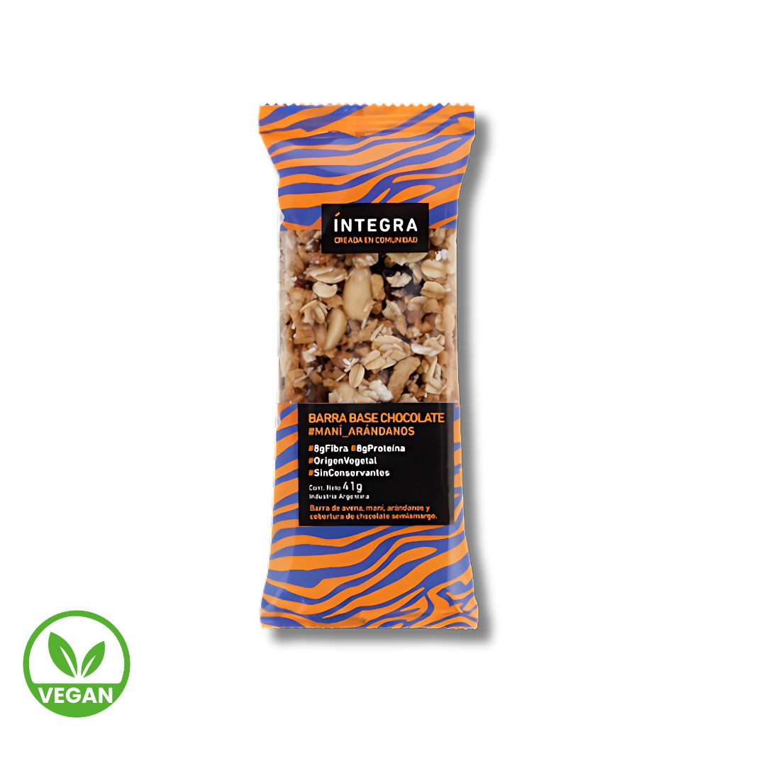 Barrita con Base de Chocolate y Arandanos x 41g - Integra