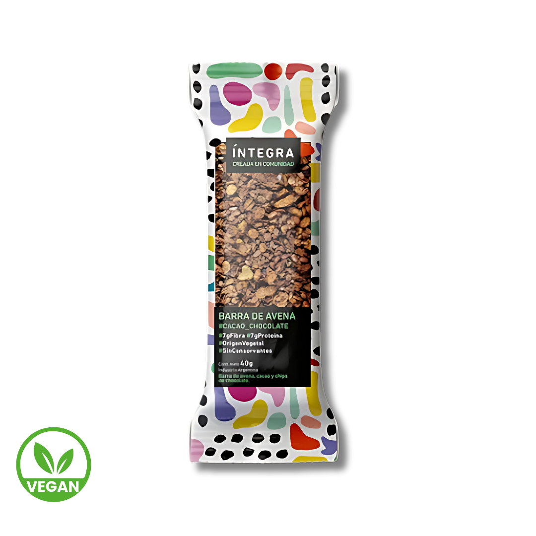 Barrita Cacao y Chips de Chocolate x 40g - lntegra