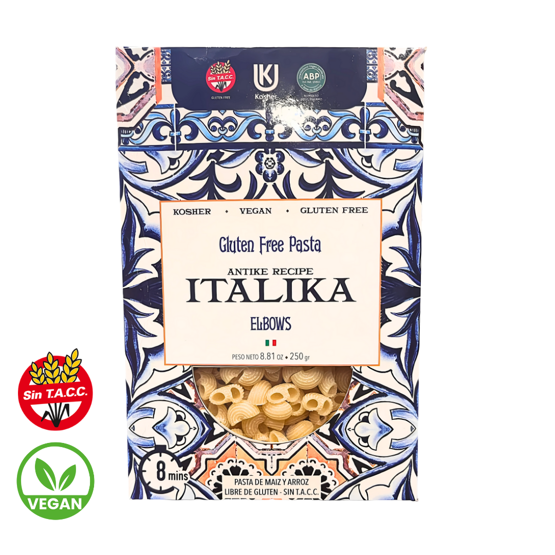 Pasta Gluten Free Plantbased Elbows Coditos x 250g - Italika