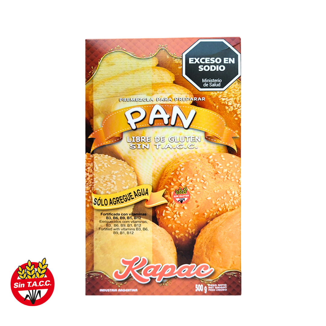 Premezcla de Pan x 500g - Kapac