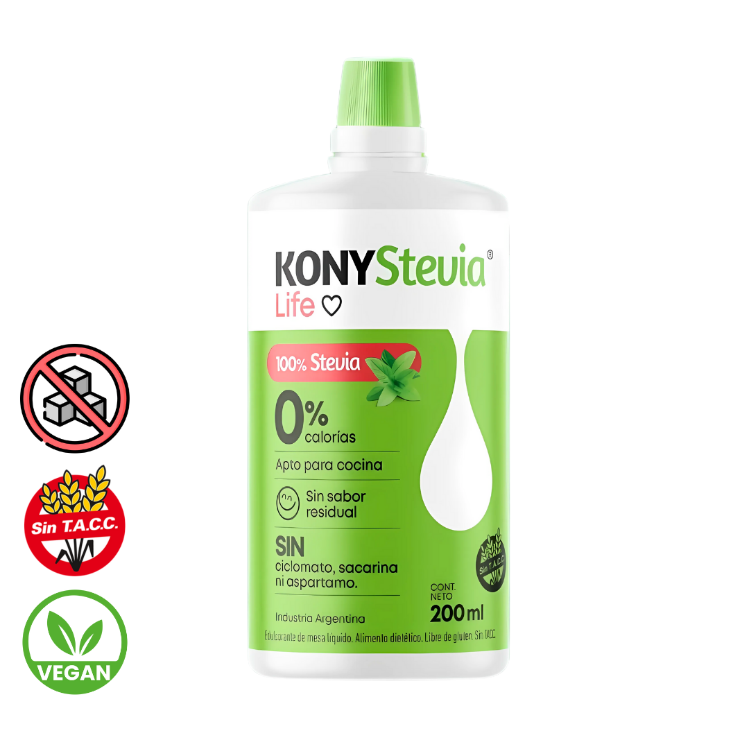 Stevia Liquida Life 100% Stevia x 200ml - Kony