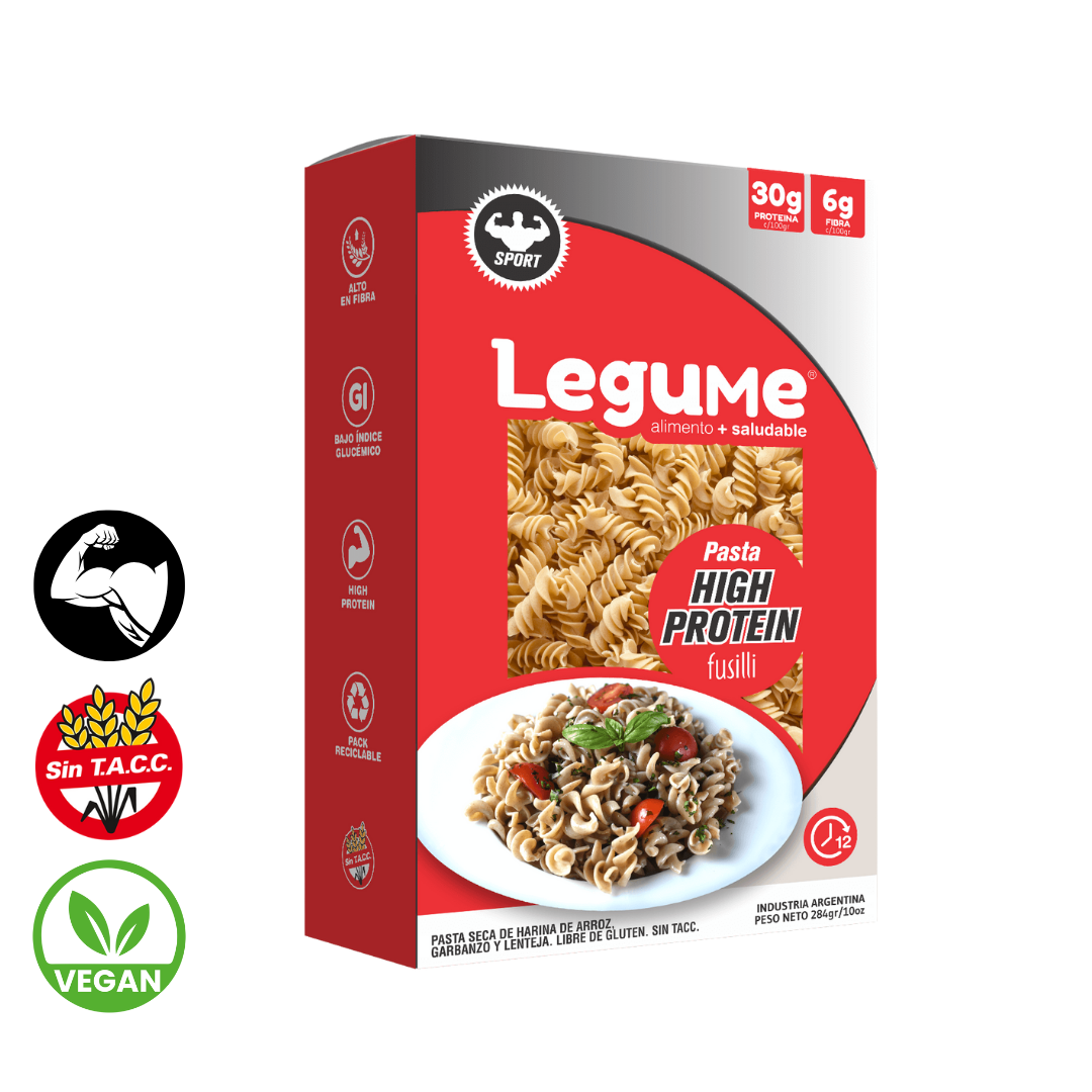 Fideos Fusilli Proteico x 284gr - Legume