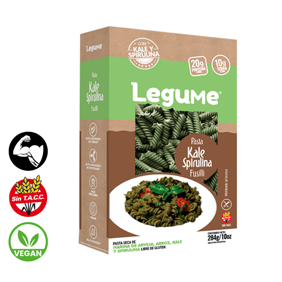 Fideos Fusilli Kale x 284gr - Legume