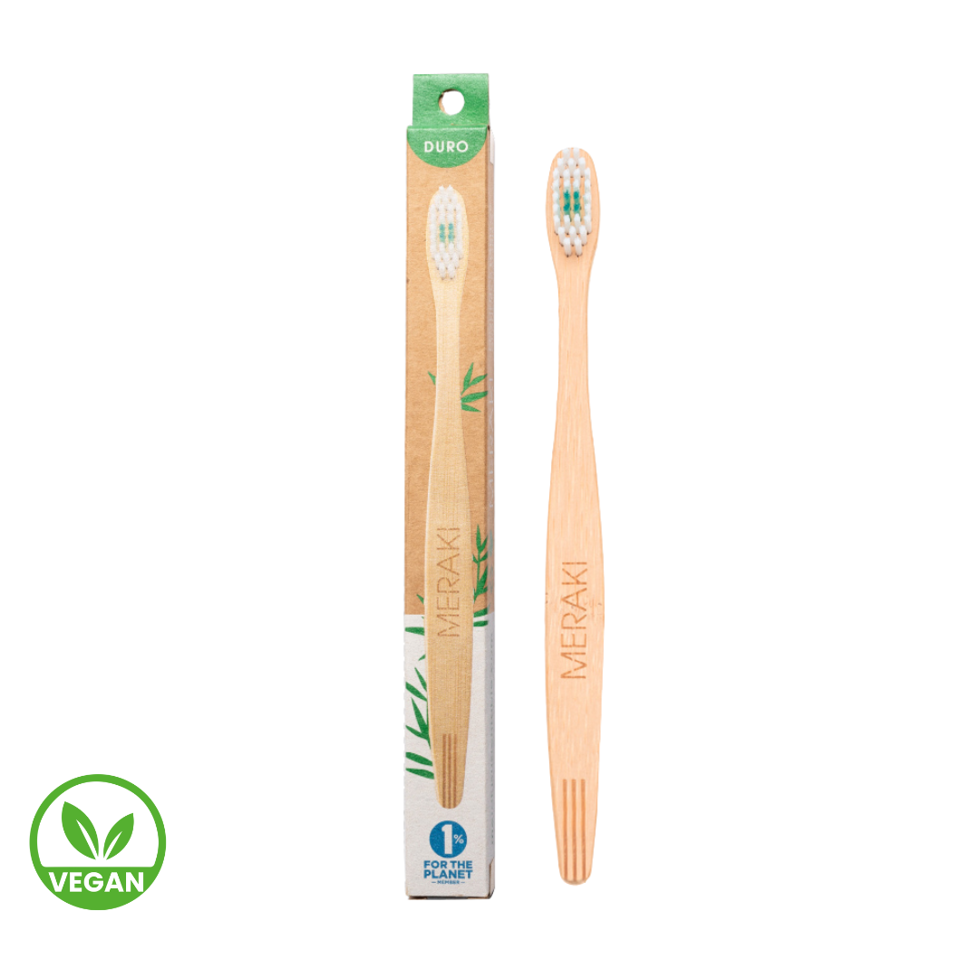 Cepillo Dental de Bambu Dura x 10g - Meraki