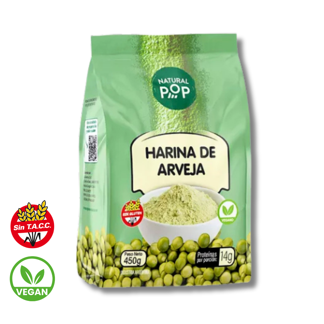 Harina de Arveja x 450g - Natural Pop