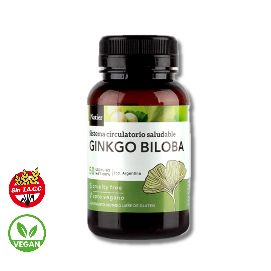 Ginkgo Biloba x 50 capsulas - Natier