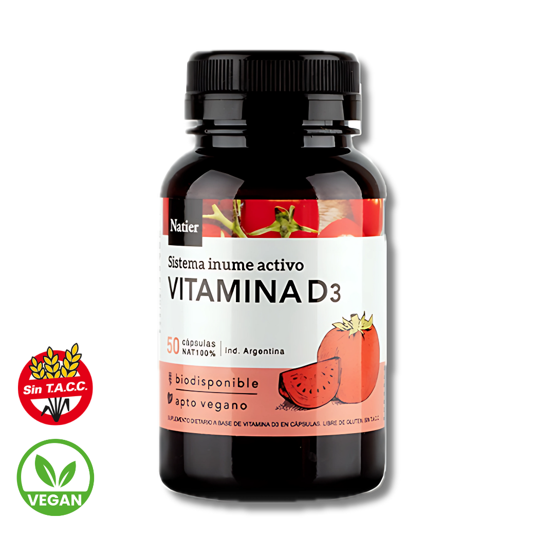 Vitamina D3 x 50 capsulas - Natier