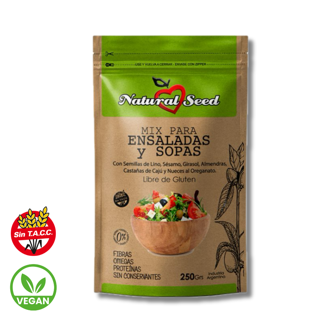 Mix para Ensaladas y Sopas x 200gr - NaturalSeed
