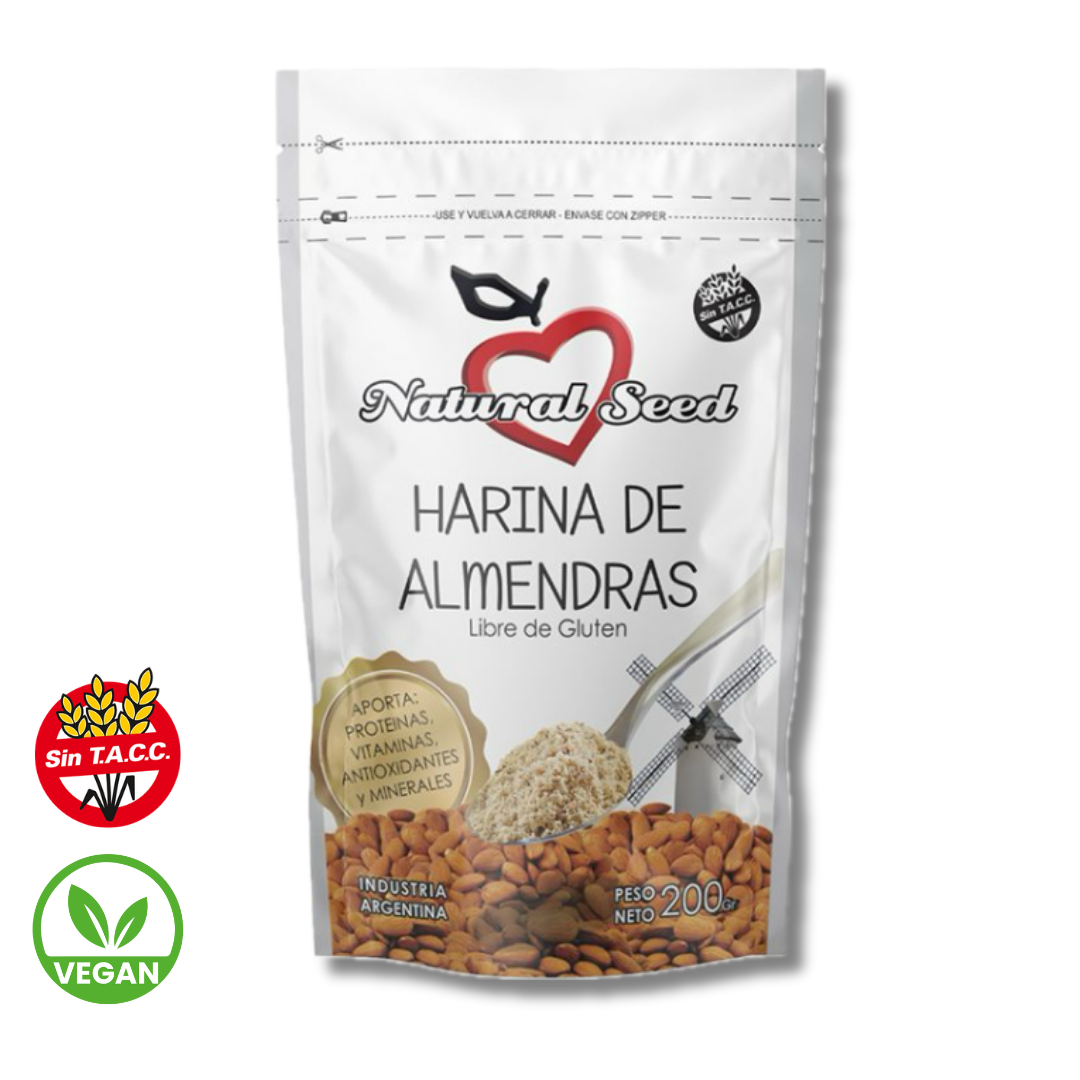 Harina de Almendras x 200gr - NaturalSeed
