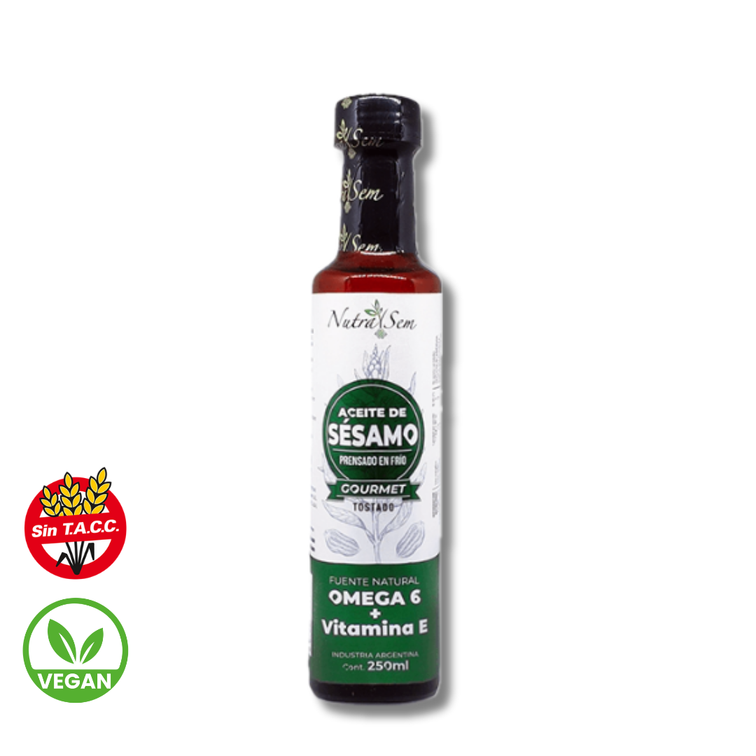 Aceite de Sesamo Tostado x 250g - Nutrasem