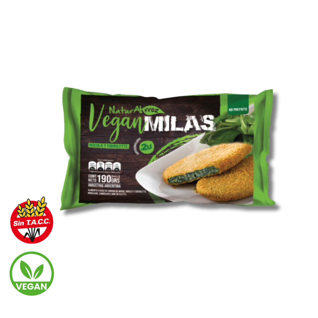 VeganMilas Ciboulette y Rucula x 190g - Naturalrroz