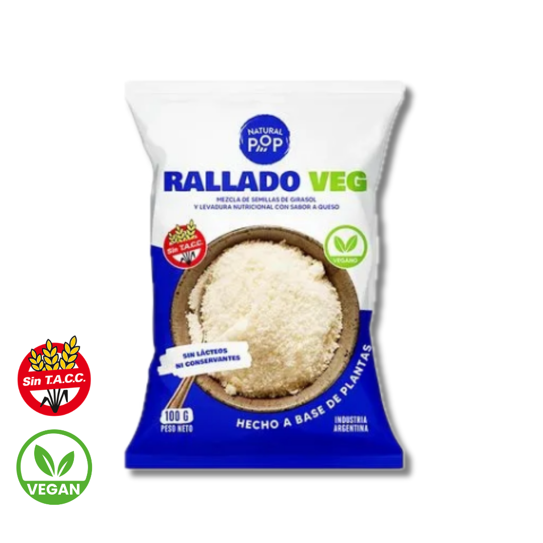 Rallado Veg x 100g - Natural pop