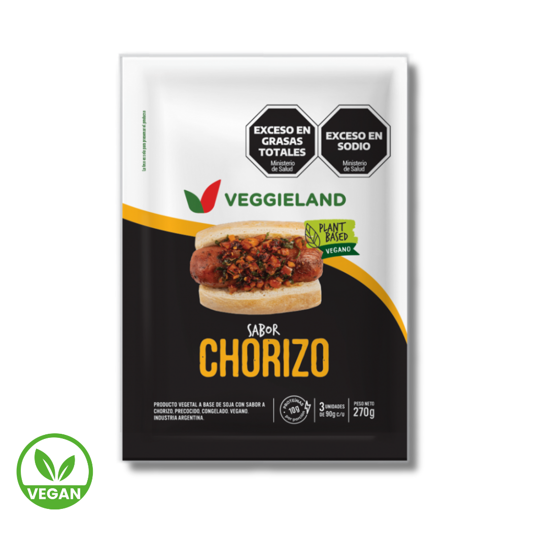 Tipo Chorizo Vegano x 270g - Veggieland