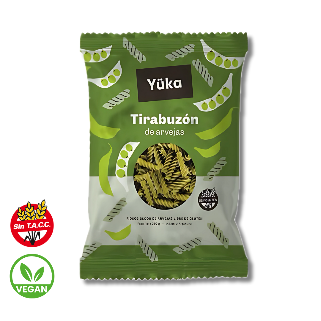 Fideos Tirabuzon de Arvejas x 250g - Yuka