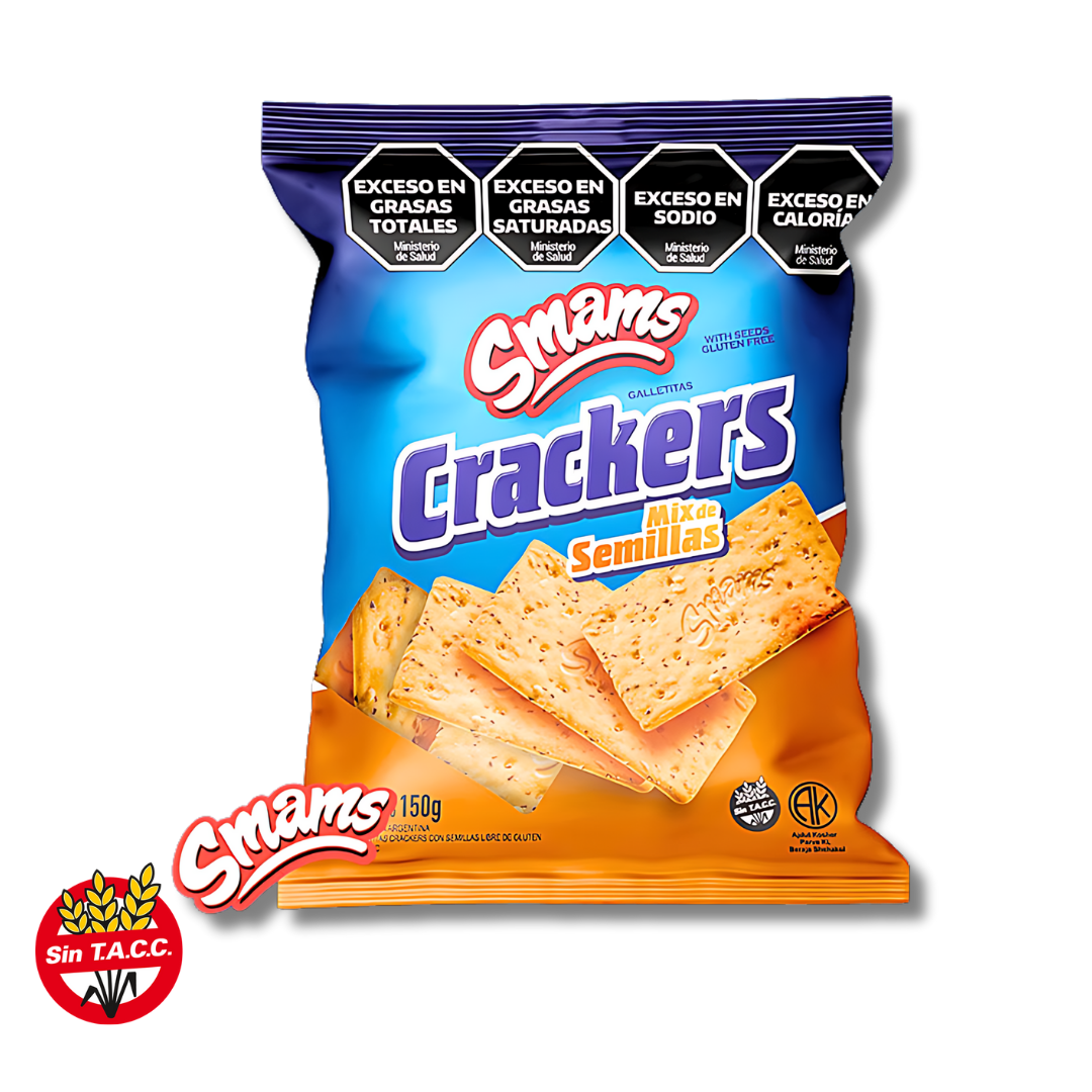 Crackers Mix de Semillas x 150g - Smams