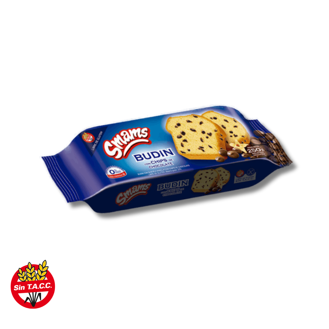 Budin con Chips de Chocolate x 250g - Smams
