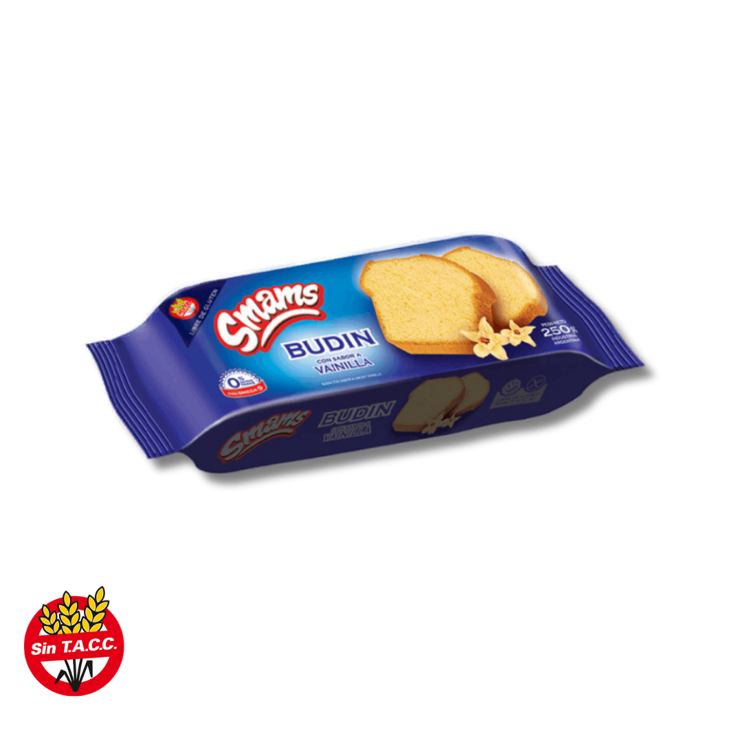 Budin Vainilla x 250g - Smams