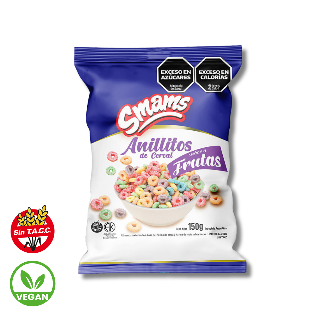 Anillitos Sabor Fruta x 150g - Smams