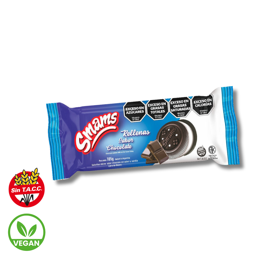 Galletitas Rellenas de Chocolate x 105g - Smams