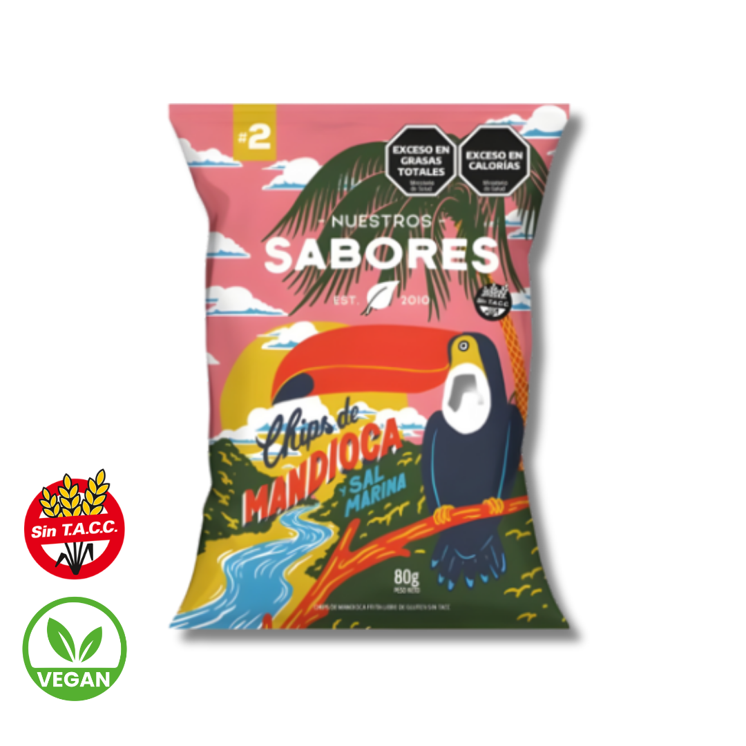 Chips de Mandioca x 80g - Nuestros Sabores
