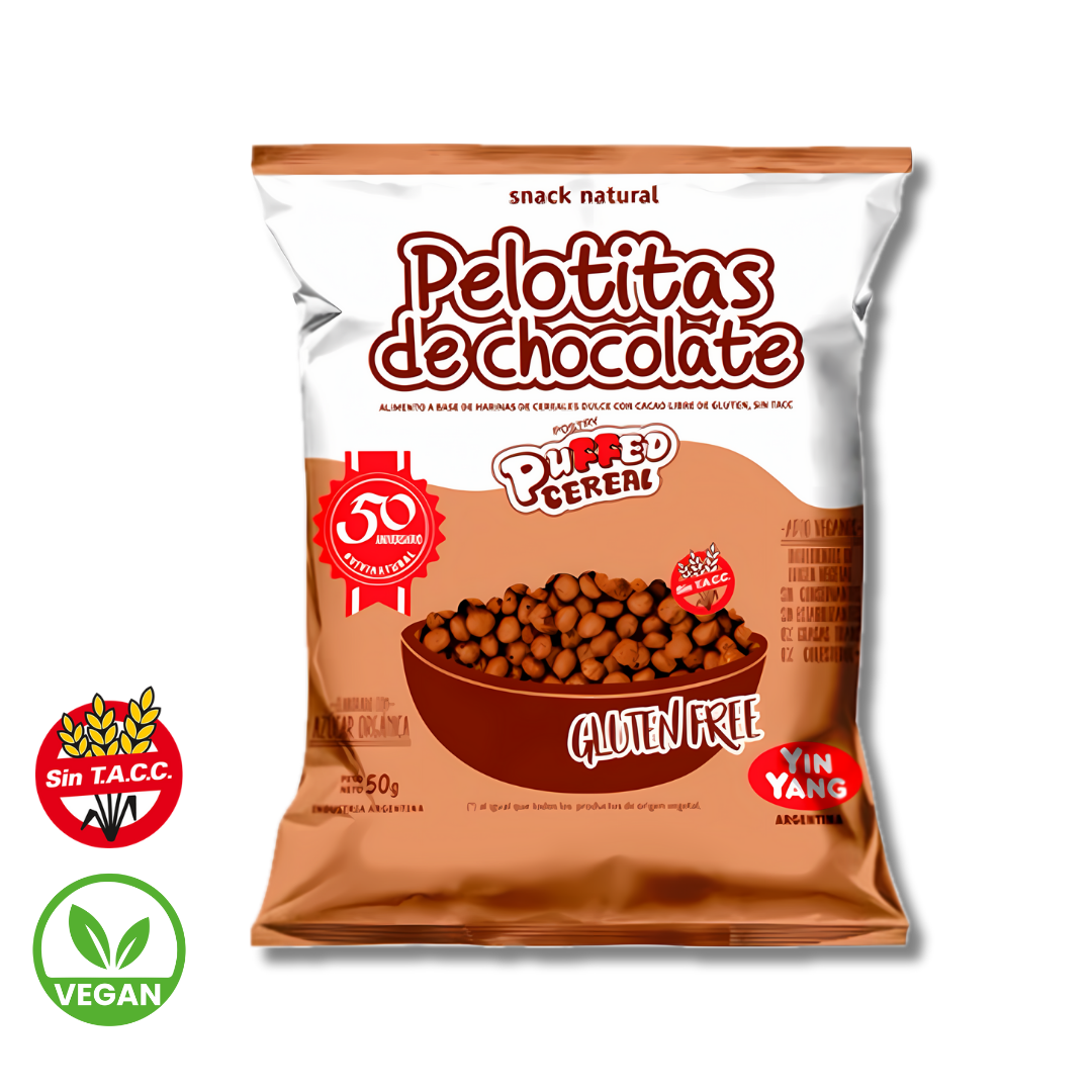 Pelotitas de Chocolate.x 50gr - Yinyang