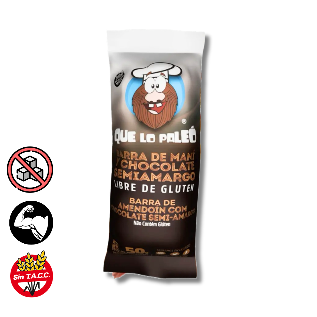 Barrita Chocolate Negro x 50gr - Que lo Paleo