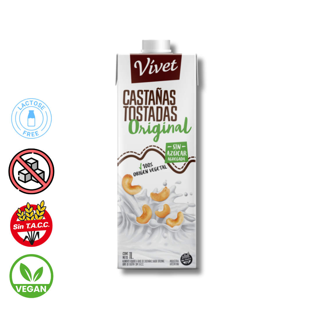 Leche de Castañas Original x 1l - Vivet