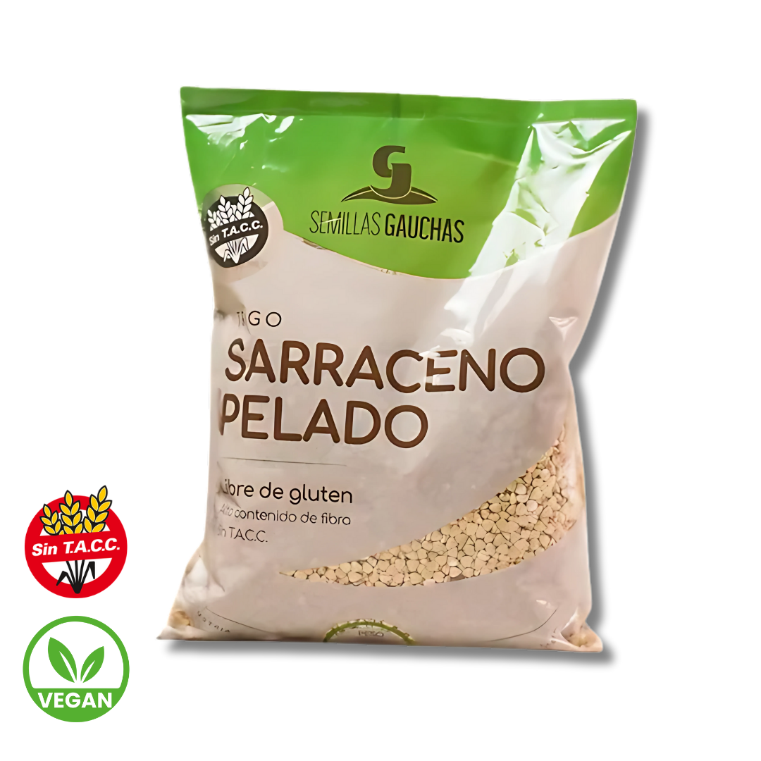Trigo Sarraceno Pelado x 500gr - Semillas Gauchas