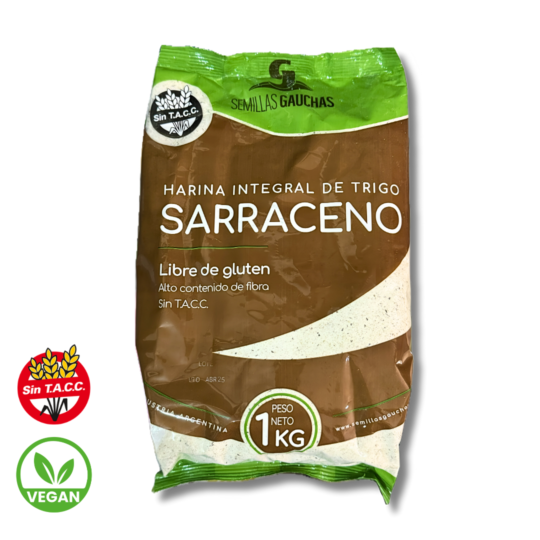 Harina de Trigo Sarraceno x 1kg - Semillas Gauchas