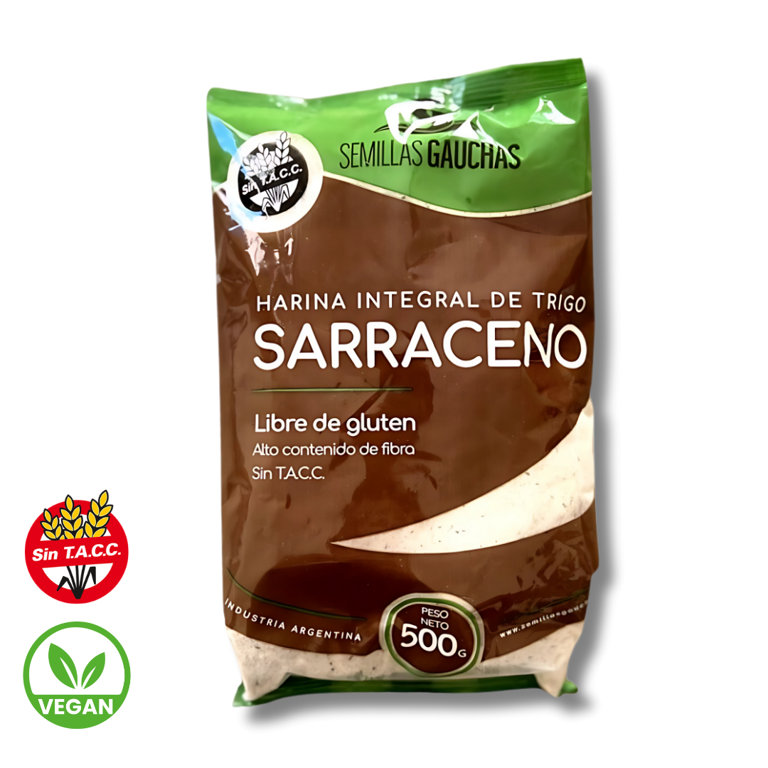 Harina de Trigo Sarraceno x 500gr - Semillas Gauchas 
