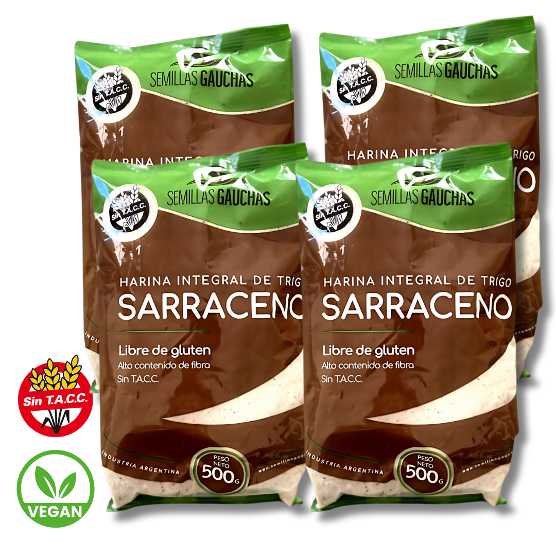 Harinas de Trigo Sarraceno Por Mayor x 4u - Semillas Gauchas