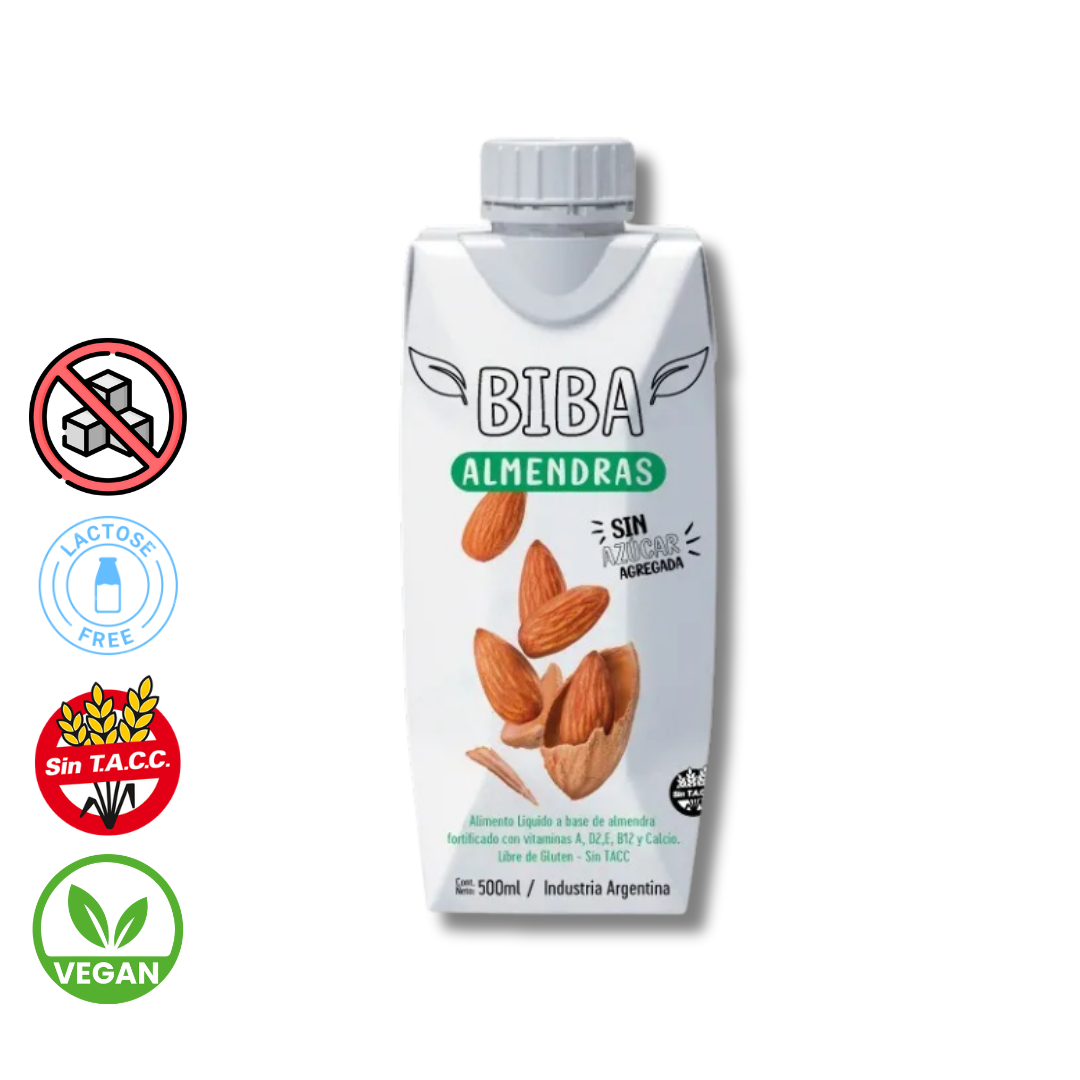 Leche de Almendras x 500ml - Biba