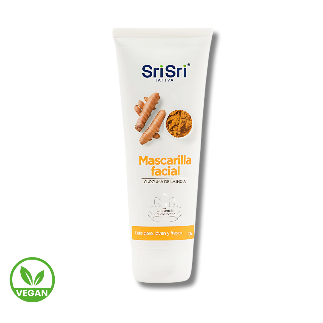 Mascarilla Facial con Curcuma de la India x 100g - Sri Sri