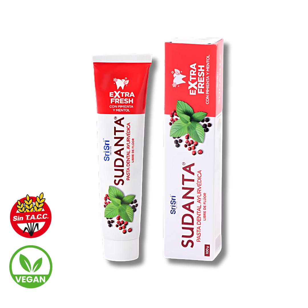 Pasta Dental Ayurvedica Extra Fresh x 100g - Sri Sri