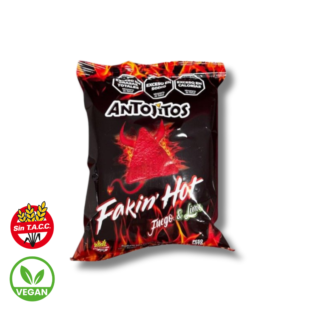 Nachos Fakin Hot x 90gr - Antojitos