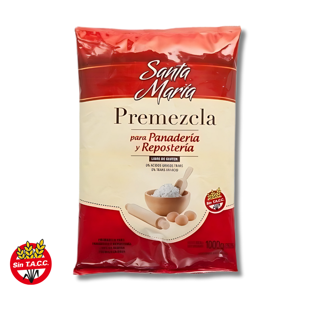 Premezcla para Panaderia y Reposteria x 1kg - Santa Maria 
