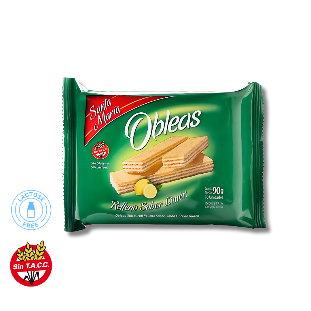Obleas de Limon x 90gr - Santa Maria