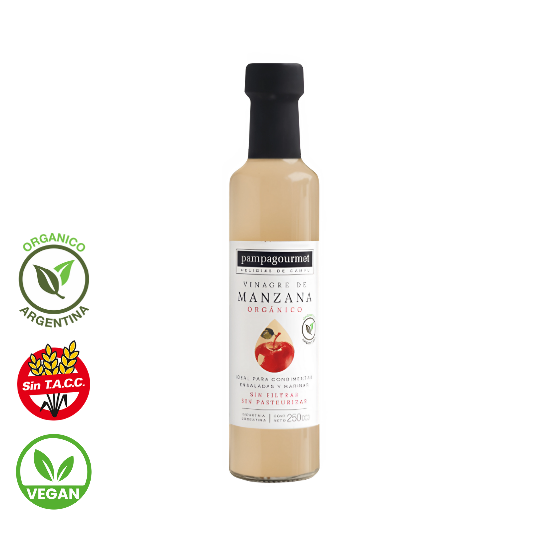 Vinagre de Sidra de Manzana x 250ml - Pampa Gourmet