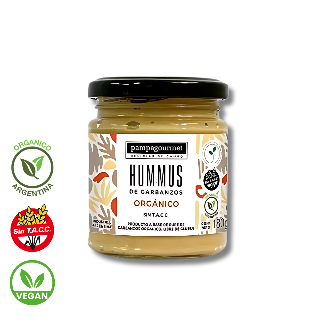 Hummus de Garbanzo Organico x 180g - Pampa Gourmet